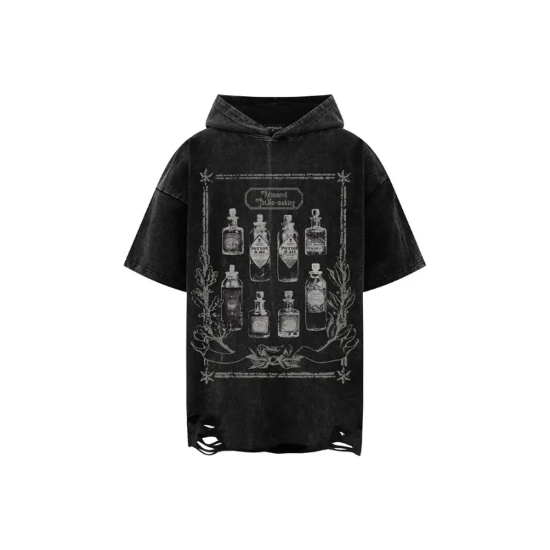 BEAR UNION Drop Shoulder Sleeve T Shirt Unisex-0