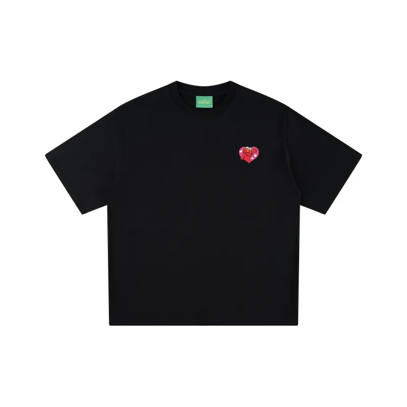 SESAME STREET [ELMO Collection] Short Sleeved T Shirts Unisex-1