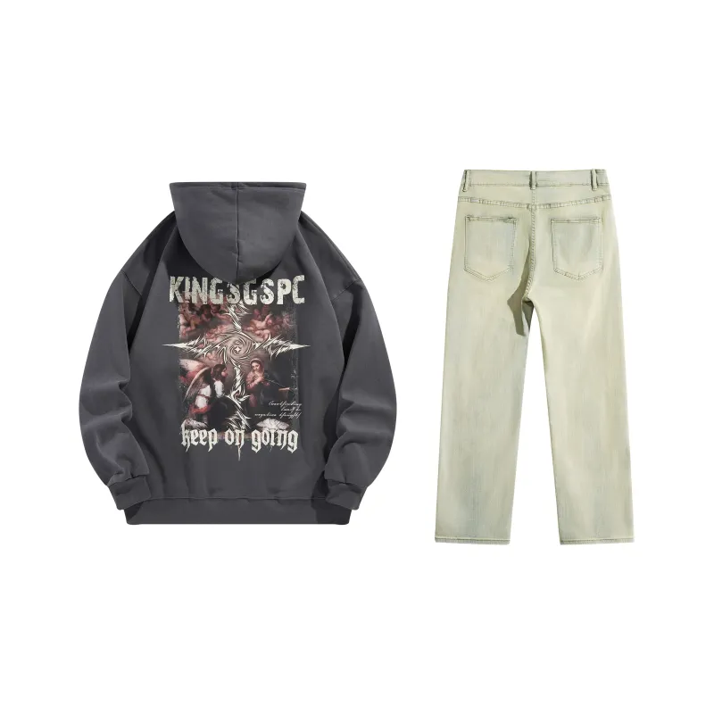 Kingsgspc Sweatshirt Set Unisex-24