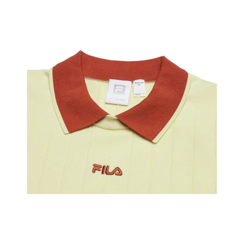 FILA Athletics Polo Shirt Women's Glow Orb Green-6