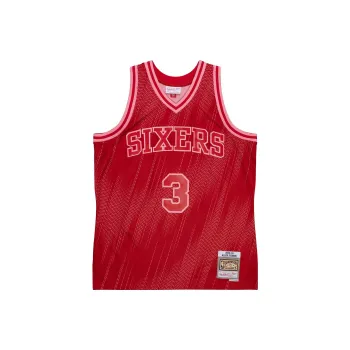 Mitchell Ness Basketball Jerseys Men Red