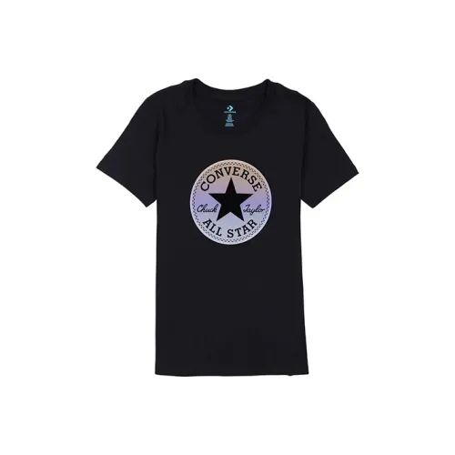 Converse Set in Sleeve T Shirt Women's Black