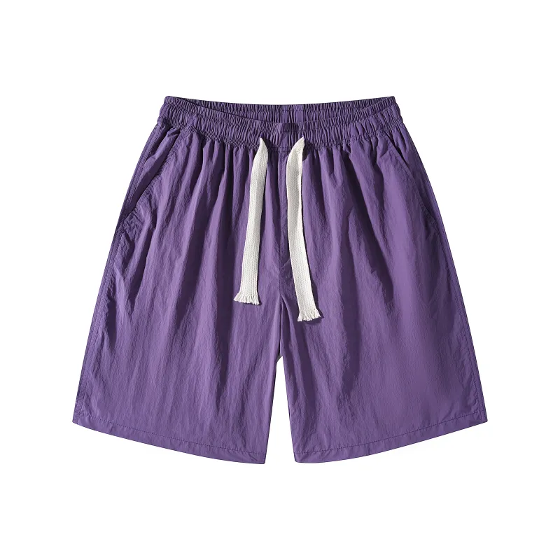 HEMC Casual Shorts Unisex Purple-0