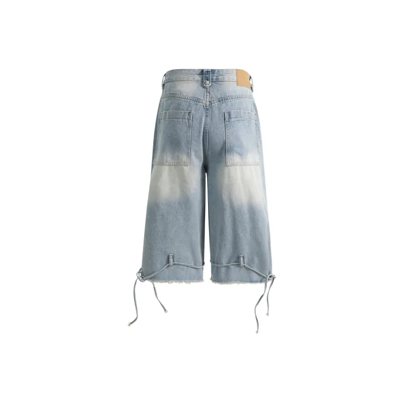 MAXDSTR Denim Shorts Men's Washed Blue-1
