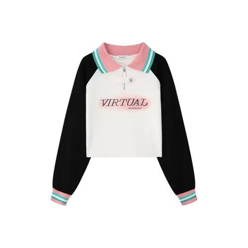 MacyMccoy Crop Tops Women's Black