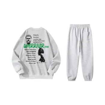 WARRIOR Sweatshirt Sets Unisex