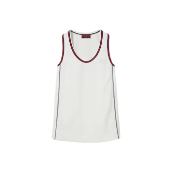 GUCCI Lido Tank Tops Women's White