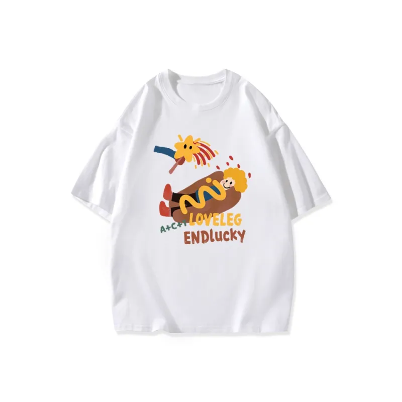 ILYOIL Drop Shoulder Sleeve T Shirt Unisex-6