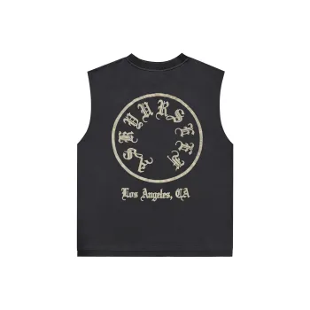 Askyurself Tank Top Unisex Washed Black