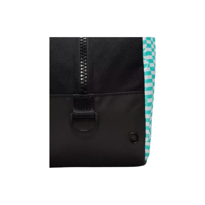 Nike Polyester Handbag Unisex Black & Aurora Green-5