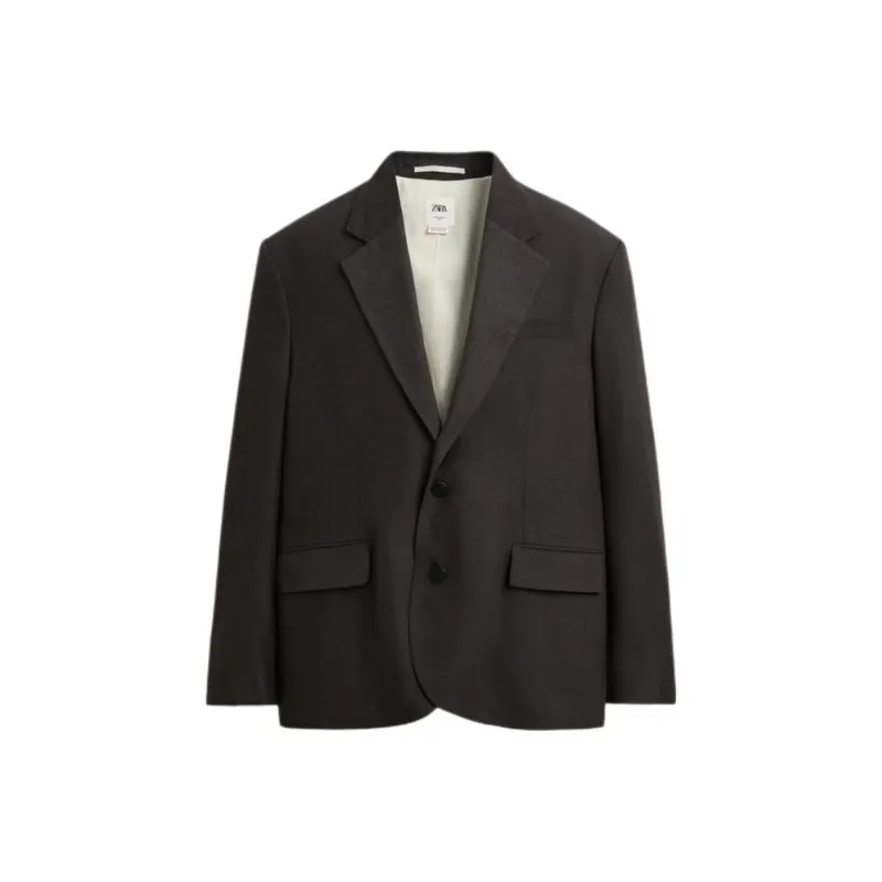 ZARA Business Suits Men Brown-0