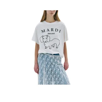 MARDI MERCREDI T Shirt Women's White