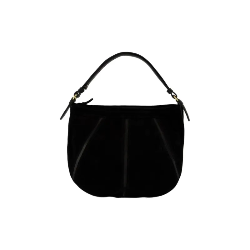 Rouje Calfskin Shoulder Bag, Crossbody Bag, Handbag Women's Black-0