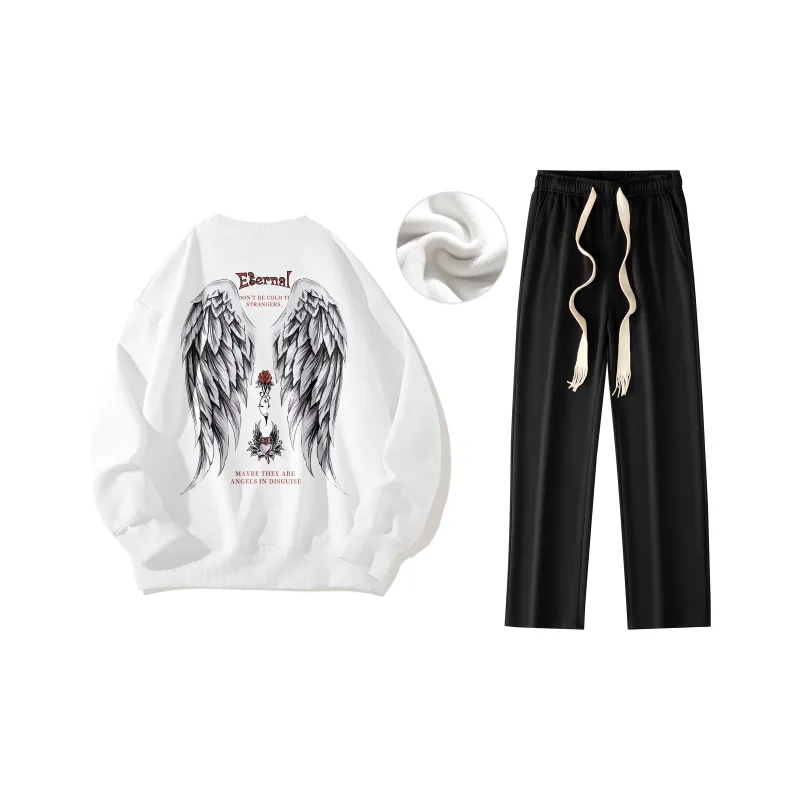 B.X Sweatshirt Sets Unisex-21