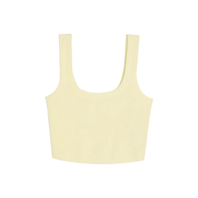 Hollister Tank Tops Women's Light Yellow-0