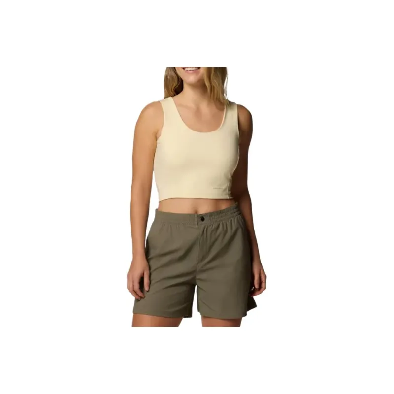 Columbia BoundlessTrek Tank Tops Women's Beige Yellow-0