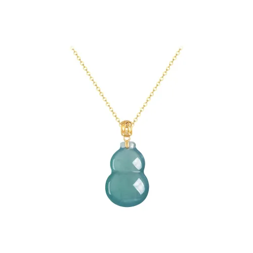 Emerald Ice Glutinous Necklaces Women's