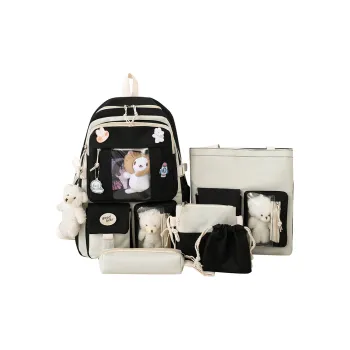 ZOGA Canvas Backpack Women's Black/Purple/Green/Pink/Blue