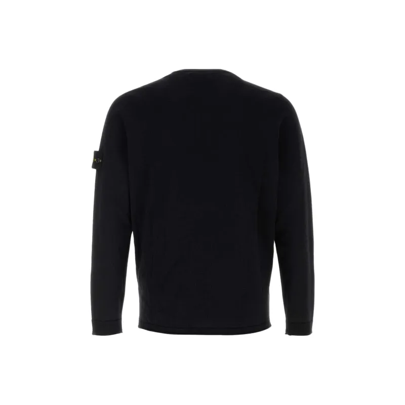 STONE ISLAND Logo Patch Crewneck Jumper-1