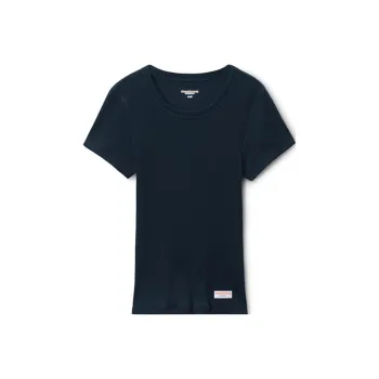Alexander Wang Bodywear Series Regular T Shirt Women's Marine Blue