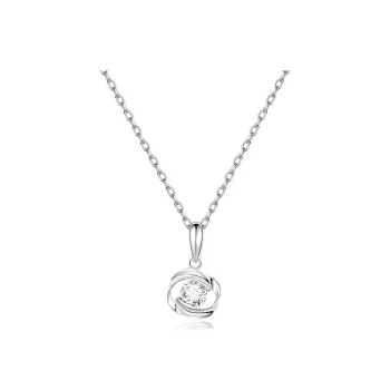 WAW Copper Gold plated Zircon Necklaces Women's