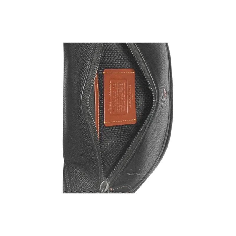 COACH Disney, Collaboration League Leather Crossbody Bag, Sling Bag, Fanny Pack Large Size Women's Black Copper/Black-3