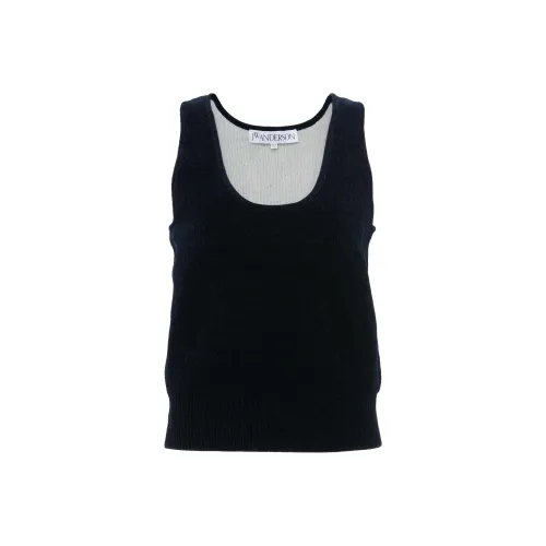 JW Anderson Round neck Chenille Tank Top