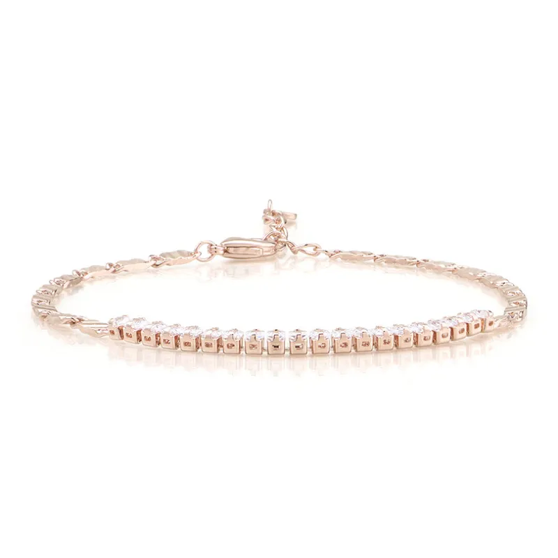 AJIDOU Synthetic Cubic Zirconia Bracelets Women's-4