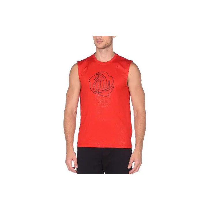 Adidas Basketball Jerseys Men Orange Red-0