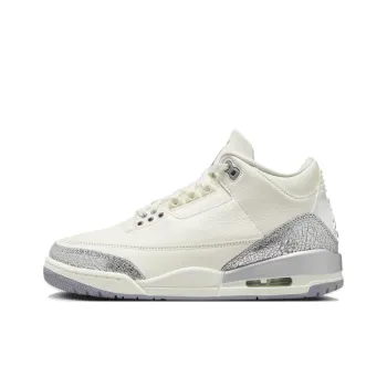 JORDAN 3 Retro Sail Cement Grey Women's