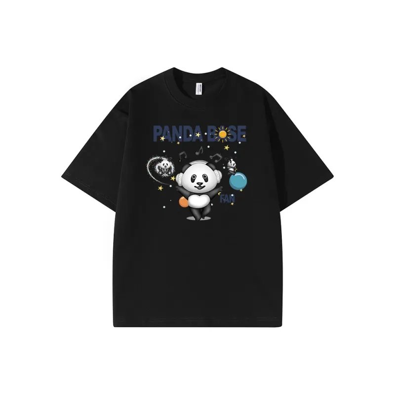 PANDA BASE T Shirts Unisex-4