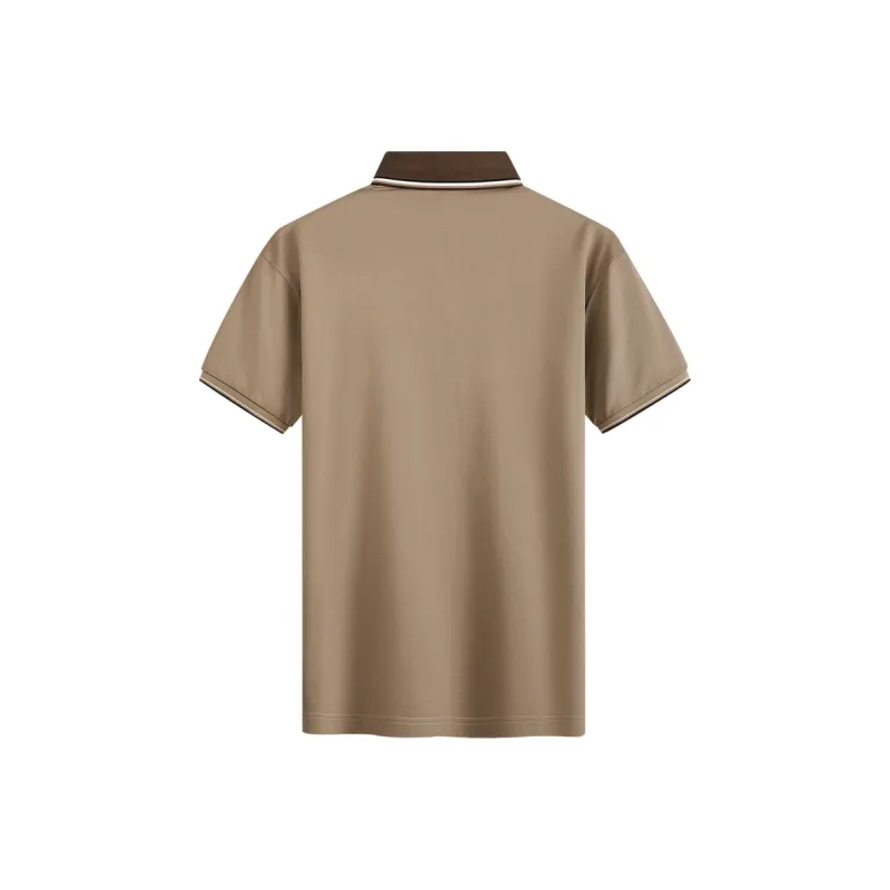 Dance With Wolves Polo Shirt Men's Khaki-1