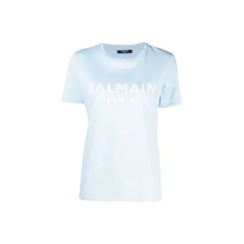 BALMAIN T-Shirts Women's Blue
