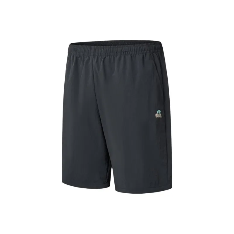 Erke Life Collection Casual Shorts Men's Jet Black-0