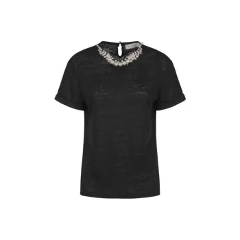 Zimmermann Crush Embellished Crewneck T Shirt