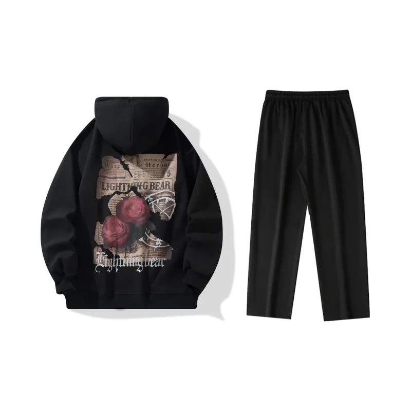 LIGHTNING BEAR Sweatshirt Sets Unisex-0