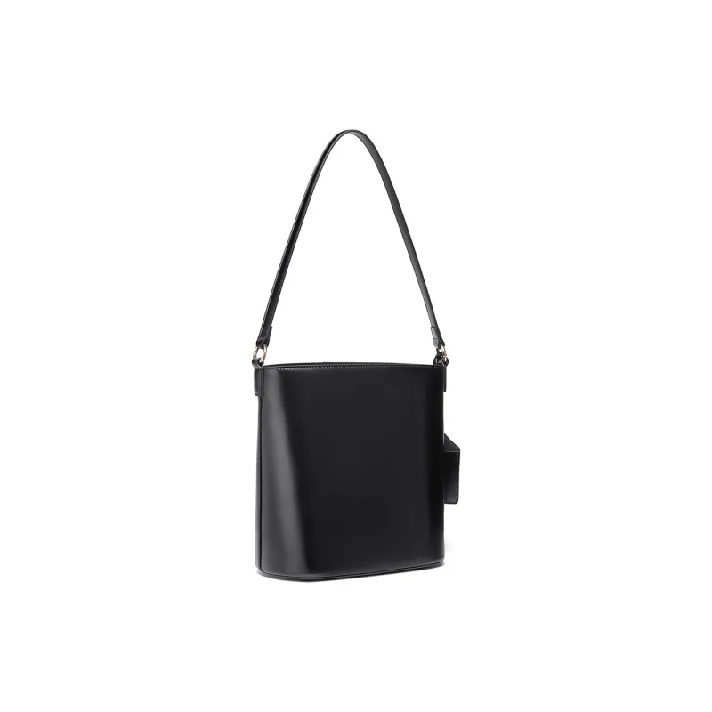 NAVIGARE Cow Split Leather Bucket Bag, Shoulder Bag Regular Women's Multicolor-6