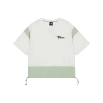 New Balance Set in Sleeve T Shirt Women's White