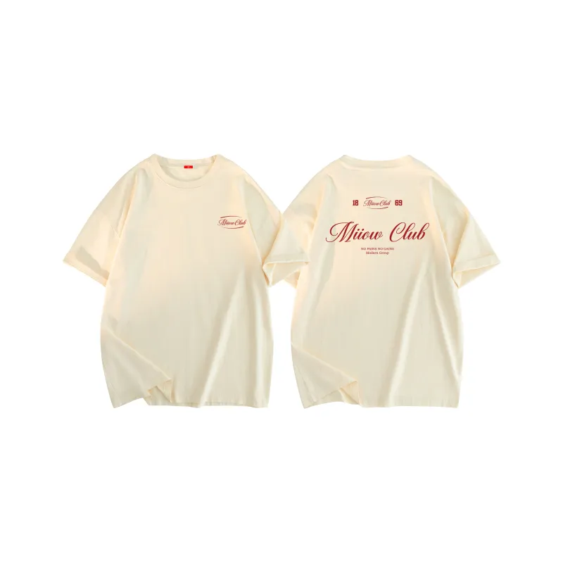 MIIOW Trend Party Series Short Sleeved T Shirts Women's 2 Pack-6