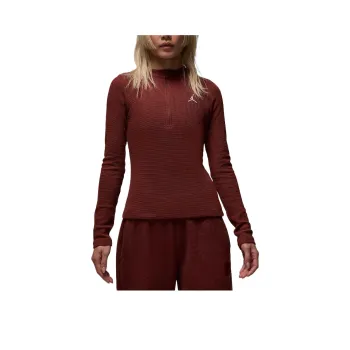JORDAN Women's Long Sleeve 1/2 Zip Knit Top