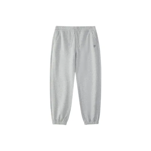 FILA FUSION FOB Series Casual Pants Men Cloud Gray Heather Gray