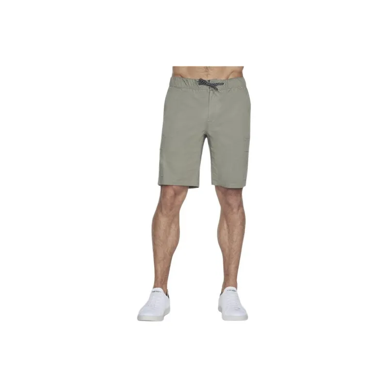 Skechers GO WALK Envoy Casual Shorts Men's Olive-0