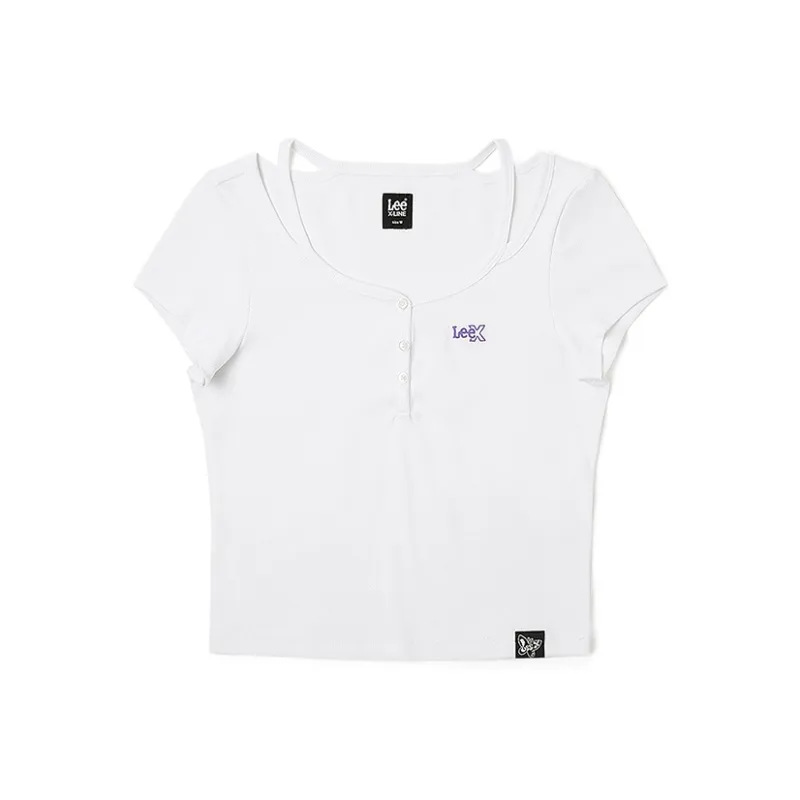 Lee SS25 Regular T Shirt Women's White-0