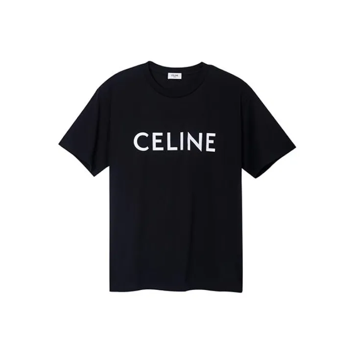 CELINE Loose T SHIRT In Cotton Jersey-0