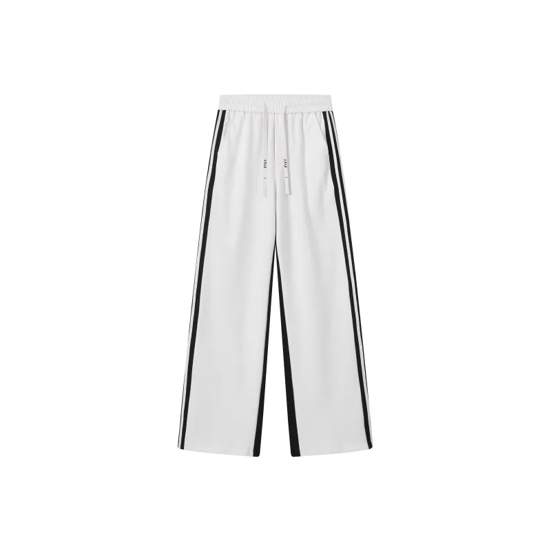 ZYKY Casual Pants Unisex Black White-0