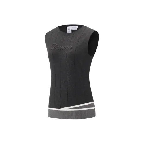DESCENTE Tank Top With Clip-on Front Women's