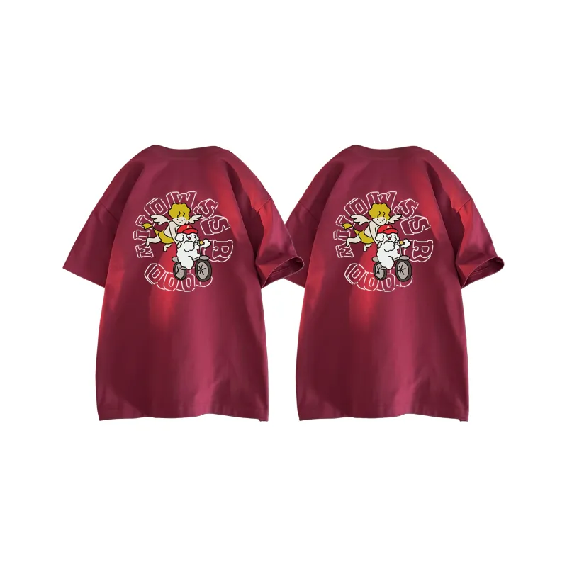 MIIOW Trend Party Series Short Sleeved T Shirts Unisex-37
