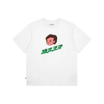 Nengmao Store Straight T-Shirt Unisex White