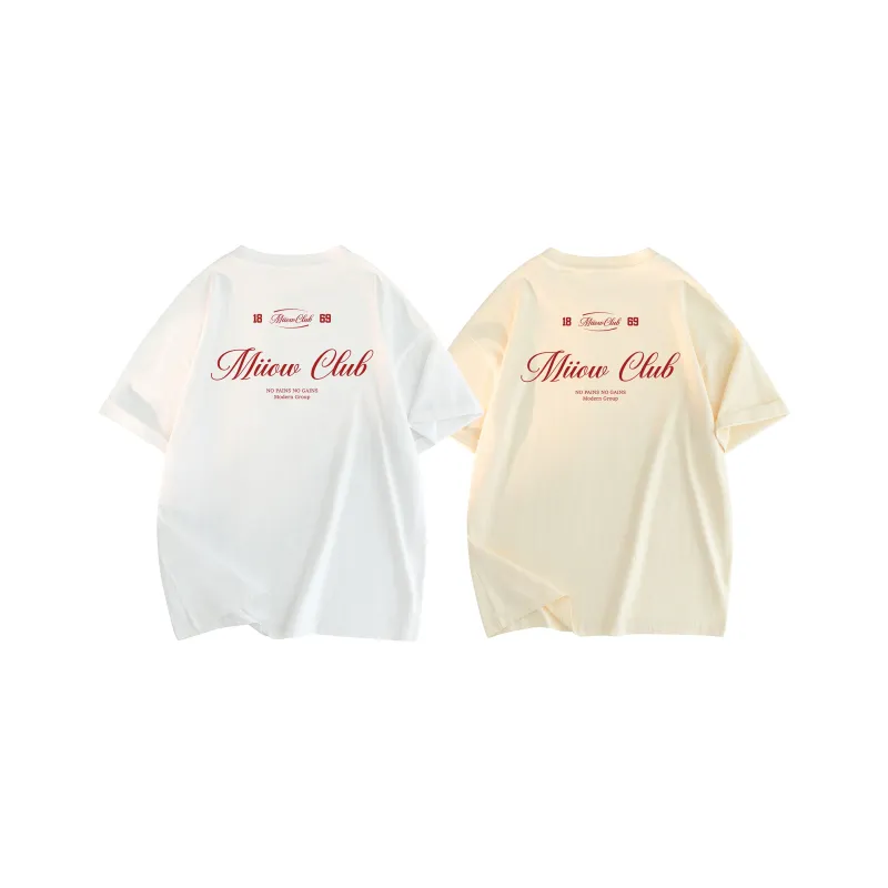 MIIOW Trend Party Series Short Sleeved T Shirts Women's 2 Pack-20