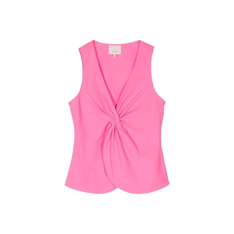 Cinq A Sept Kenna Twist-detail Tank Top-0